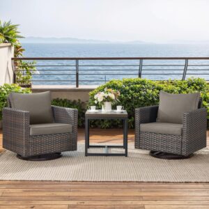 Our Honest Take on Rilyson’s Cozy Wicker Swivel Rockers