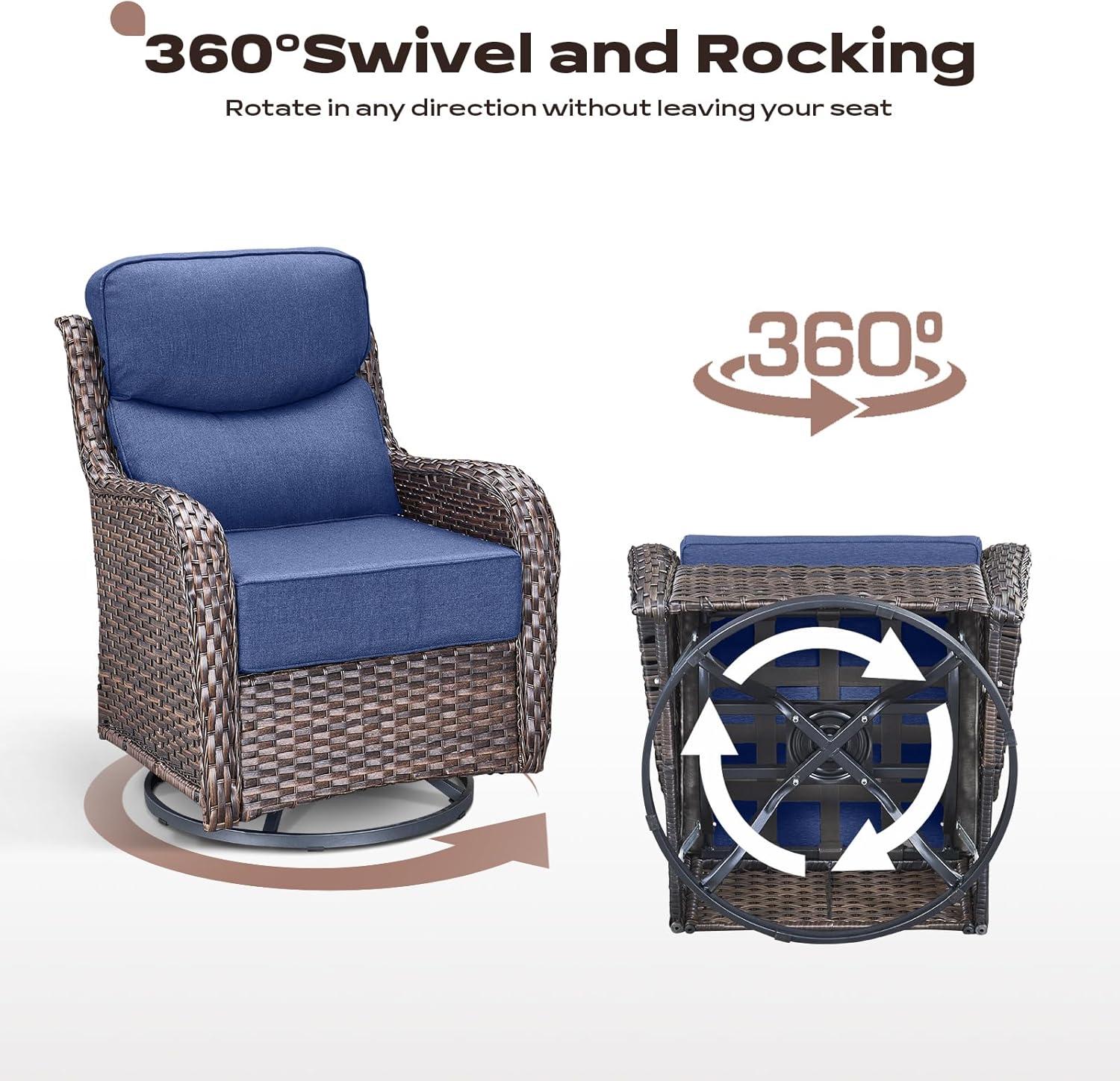 Our Take on Rilyson Swivel Rocker Chairs: Comfort Meets Durability