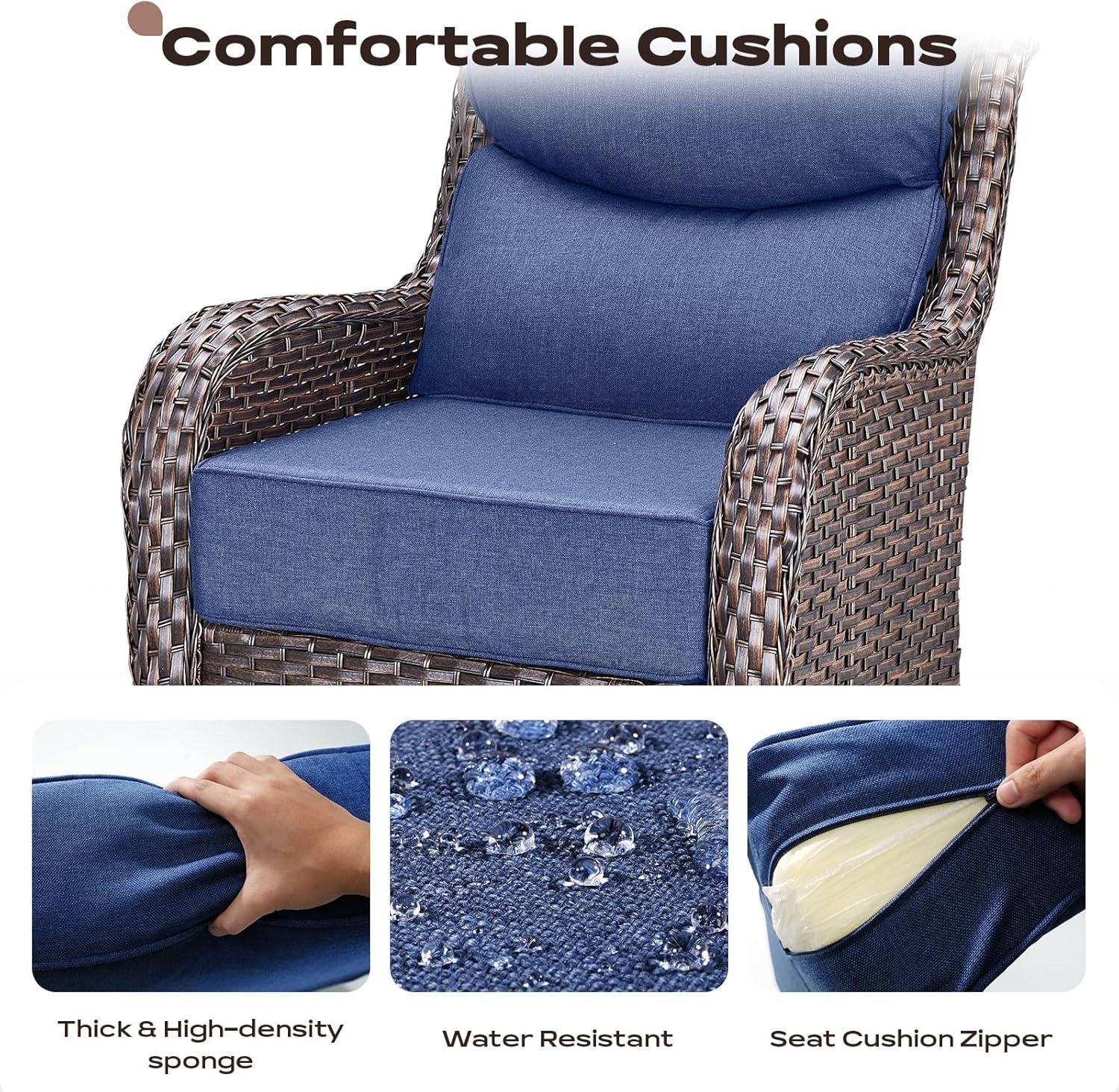Our Take on Rilyson Swivel Rocker Chairs: Comfort Meets Durability