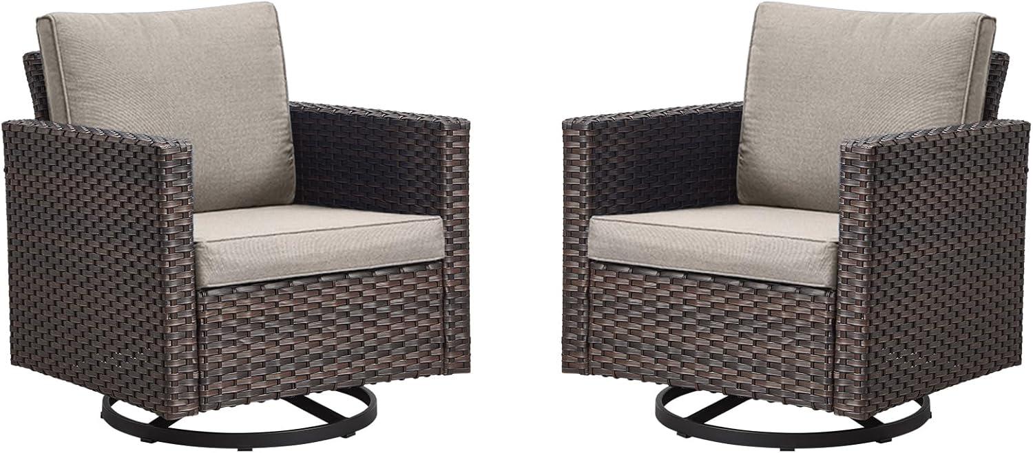 Our Honest Take on Rilyson's Cozy Wicker Swivel Rockers
